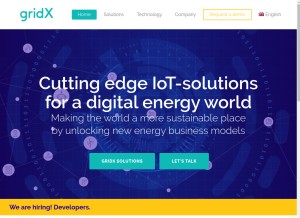 How gridx.ai looks like on a tablet such as an iPad.