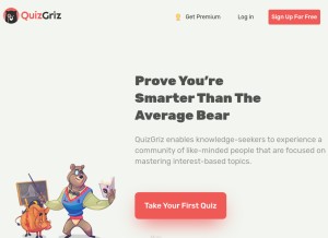 How grizly.com looks like on a tablet such as an iPad.