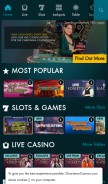 How grosvenorcasinos.com looks like on a mobile device such as an iPhone.