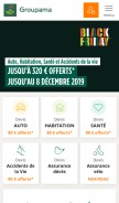 How groupama.fr looks like on a mobile device such as an iPhone.
