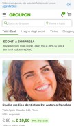 How groupon.it looks like on a mobile device such as an iPhone.