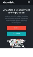 How growthrx.in looks like on a mobile device such as an iPhone.