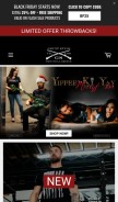 How gruntstyle.com looks like on a mobile device such as an iPhone.