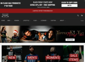How gruntstyle.com looks like on a tablet such as an iPad.