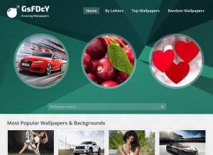 How gsfdcy.com looks like on a tablet such as an iPad.