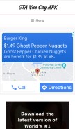 How gtavicecityapk.com looks like on a mobile device such as an iPhone.