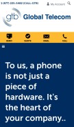 How gtb.net looks like on a mobile device such as an iPhone.