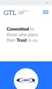 How gtlic.com looks like on a mobile device such as an iPhone.