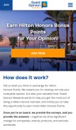 How guestopinionrewards.com looks like on a mobile device such as an iPhone.