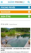 How guide-piscine.fr looks like on a mobile device such as an iPhone.