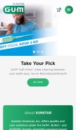 How gumbrand.com looks like on a mobile device such as an iPhone.