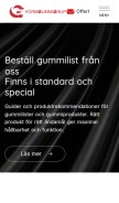 How gummilist.com looks like on a mobile device such as an iPhone.