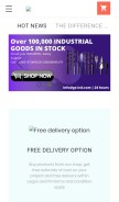 How gz-supplies.com looks like on a mobile device such as an iPhone.