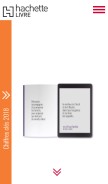 How hachette-livre.fr looks like on a mobile device such as an iPhone.