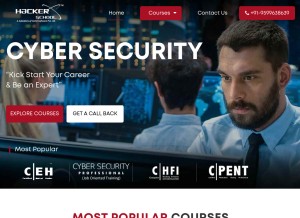 How hackerschool.in looks like on a tablet such as an iPad.