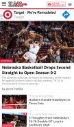 How hailvarsity.com looks like on a mobile device such as an iPhone.