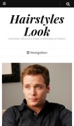 How hairstyleslook.com looks like on a mobile device such as an iPhone.