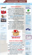 How hakanevdenevenakliyat.com looks like on a mobile device such as an iPhone.