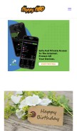How happy-birthday-images.com looks like on a mobile device such as an iPhone.