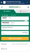 How happyeasygo.com looks like on a mobile device such as an iPhone.