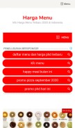 How hargamenu.net looks like on a mobile device such as an iPhone.