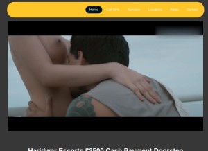 How haridwar.nishinegi.com looks like on a tablet such as an iPad.