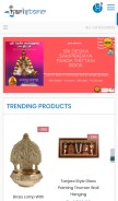 How haristore.com looks like on a mobile device such as an iPhone.