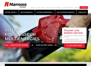 How harnoisgroupepetrolier.com looks like on a tablet such as an iPad.
