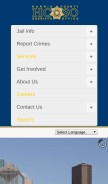 How harriscountyso.org looks like on a mobile device such as an iPhone.