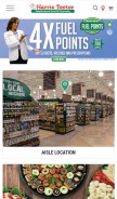 How harristeeter.com looks like on a mobile device such as an iPhone.