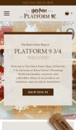 How harrypotterplatform934.com looks like on a mobile device such as an iPhone.