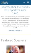 How harrywalker.com looks like on a mobile device such as an iPhone.