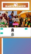 How hartejagen.nl looks like on a mobile device such as an iPhone.