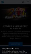 How hasbro.com looks like on a mobile device such as an iPhone.