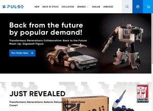 How hasbropulse.com looks like on a tablet such as an iPad.