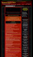 How hauntedamericatours.com looks like on a mobile device such as an iPhone.