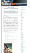 How hd-world.org looks like on a mobile device such as an iPhone.