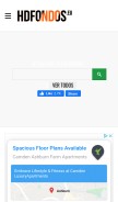 How hdfondos.eu looks like on a mobile device such as an iPhone.