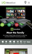 How hdhomerun.com looks like on a mobile device such as an iPhone.