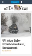 How hdnews.net looks like on a mobile device such as an iPhone.