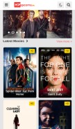 How hdpopcorns.eu looks like on a mobile device such as an iPhone.