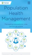 How healtheintent.com looks like on a mobile device such as an iPhone.