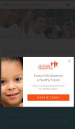 How healthiergeneration.org looks like on a mobile device such as an iPhone.