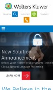 How healthlanguage.com looks like on a mobile device such as an iPhone.