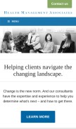 How healthmanagement.com looks like on a mobile device such as an iPhone.