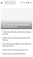 How healthtoddy.com looks like on a mobile device such as an iPhone.