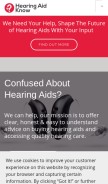 How hearingaidknow.com looks like on a mobile device such as an iPhone.