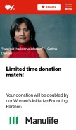 How heartandstroke.ca looks like on a mobile device such as an iPhone.