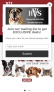 How heartlandvetsupply.com looks like on a mobile device such as an iPhone.