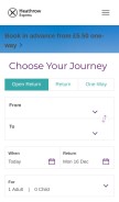 How heathrowexpress.com looks like on a mobile device such as an iPhone.